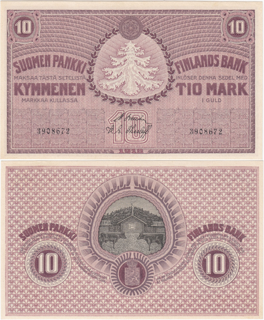 10 Markkaa 1918 3908672